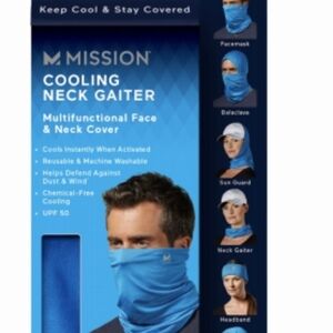 Blue Cooling Neck Gaiter